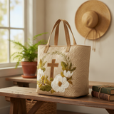 Borsa Tote Sacra Fatta a Mano