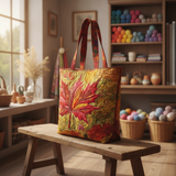 Borsa Tote in Acero al Tramonto Artigianale