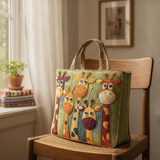 Borsa a Spalla Imbottita Giraffa