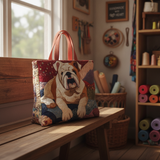 Borsa Tote Cuddle Bulldog
