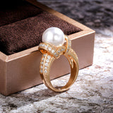 Anello con Perle a Corona
