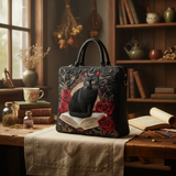 Borsa Tote Trapuntata con Design Paws Scure