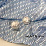 Gli Orecchini a Perno Pearl Statement