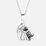 Collana Dog Embrace di Susan Jewelry