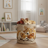 Cesto per la Biancheria dei Sogni Corgi delle Feste