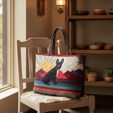 La Borsa Tote a Motivo Frenchie