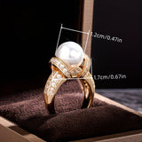 Anello con Perla a Corona