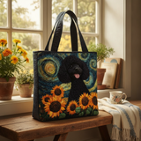 Borsa Tote con Sorriso di Girasole Stellato