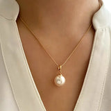 Set di Collana Elegante e Graziosa con Perle