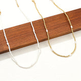 Set di Collane in Oro e Perle a Strati