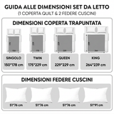 Set di Biancheria da Letto 3 Pezzi Sinfonia di Luce Rustica