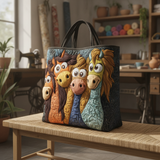 Borsa a Spalla Artigianale con Pony Fantasioso