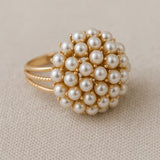 Anello in Oro con Perla Incastonata Classica