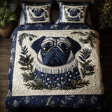 Set di Biancheria da Letto Pug Artico 3 Pezzi