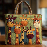 Borsa a Spalla Imbottita Giraffa