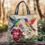 Borsa Tote Trapuntata Colibrì