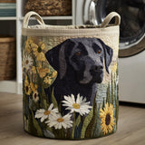 Cesto della Biancheria Black Lab Blooms