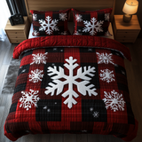 Set di Biancheria da Letto Buffalo Snow 3 Pezzi