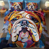 Set di Biancheria da Letto Bulldog Caldo