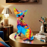 Lampada da Tavolo Chihuahua in Resina Vibrante