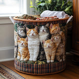 Cesto per la Lavanderia Cozy Whiskers