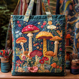 Borsa Tote Funghi Luce Forestale