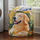 Cesto per la Biancheria Golden Retriever Bloom