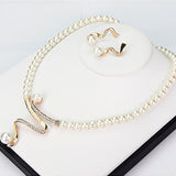 Collana di Perle Naturali + Set di Orecchini