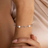 Bracciale a Catena con Perle Senza Tempo