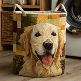Cesto per la Biancheria Felice Golden Retriever