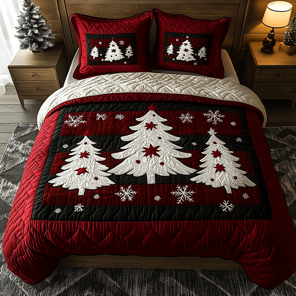 Set di Biancheria da Letto Natale 3 Pezzi