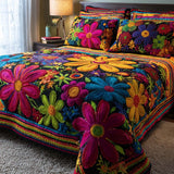 Set di Biancheria da Letto Petal Serene 3 Pezzi
