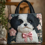 Borsa Tote con Fiocco Rosa