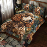 Set di Biancheria da Letto Poodle Parade 3 Pezzi