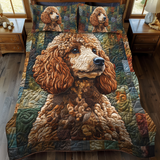 Set di Biancheria da Letto Poodle Parade 3 Pezzi