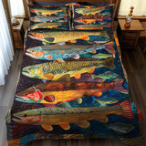 Set di Biancheria da Letto 3 Pezzi Trota Arcobaleno