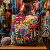 Borsa Tote Funghi Rainbow Grove