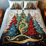 Set di Biancheria da Letto 3 Pezzi con Effetto Brillante