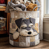 Cesto della Biancheria Schnauzer Sonnolento