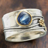Bree - Anello di Meditazione in Gemme Bohemiane