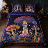 Set di Biancheria da Letto 3 Pezzi Funghi Magici