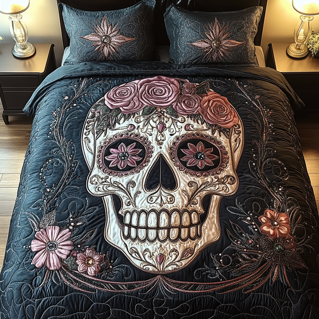 Set di Biancheria da Letto Artistico 3 Pezzi
