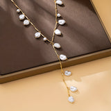 Collana Cascata di Perle Mistica