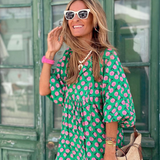 Brooke | Women's Polka Dot Long Sleeve Maxi Dress