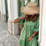 Brooke | Women's Polka Dot Long Sleeve Maxi Dress