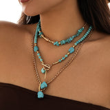 Collana di Perle Turchesi