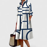 Charlotte | Women's Printed Shirt Dress