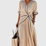 Constance | Women's Cotton Wrap Maxi Dress