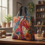 Borsa Tote Stallone Braci d'Autunno