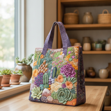 Borsa Tote Artigianale per Piante Grasse